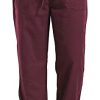 Qiuse Men's Casual Loose Fit Straight-Legs Stretchy Waist Beach Pants