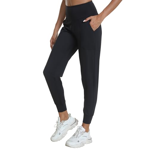 Women's Joggers with Pockets Lightweight Soft Workout Athletic Pants for Camping Yoga Running