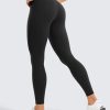 Womens Butterluxe Workout Leggings 25 Inches - High Waisted Gym Yoga Pants with Pockets Buttery Soft