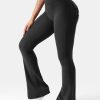 31s2Q9LylFL.jpg CoreFlex Flare Leggings with Pockets for Women Scrunch Workout Leggings Butt Lifting Gym Yoga Pants
