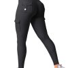31sLtpjO4pL.jpg CoreFlex Workout Cargo Leggings with Pockets for Women Hidden Scrunch Butt Lifting Leggings Gym Yoga Pants