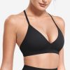 Sports Bras for Women Strappy Padded Halter Ericie Open Back Light Impact Deep V Neck Yoga Workout Gym Tops