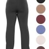 Women Plus Size High Waist Ultra Flex Capri and Full-Length Bootcut Yoga Pants | Comfy Leggings | XL-7X
