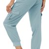 Women's Lightweight Hiking Cargo Pants Outdoor Quick Dry Casual Travel Sweatpants Joggers Elastic Waist Button Pockets