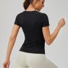 Women's Quick Dry Workout T-Shirts Moisture Wicking Athletic Top for Gym,Yoga, Running