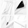 Men's Casual Drawstring Pants Elastic Waist Lightweight Pant Summer Beach Trouser with Pockets