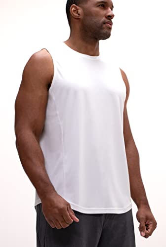 Men's Relaxed-Fit Workout Loungewear Gym Tank Top Sleeveless