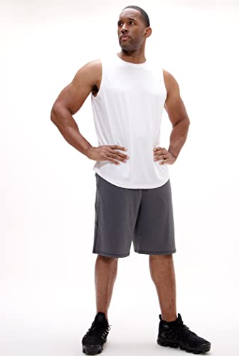 Men's Relaxed-Fit Workout Loungewear Gym Tank Top Sleeveless