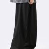 Mens Wide Leg Sweatpants Y2k Baggy Track Pants Loose Yoga Gym Pants Open Bottom Sweatpants for Men