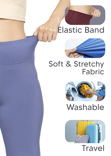 Women Plus Size High Waist Ultra Flex Capri and Full-Length Bootcut Yoga Pants | Comfy Leggings | XL-7X