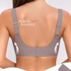 Crossover Bras for Women No Underwire Wireless Bralettes Seamless Supportive T Shirt Everyday Bras