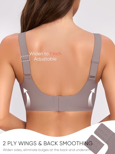 Crossover Bras for Women No Underwire Wireless Bralettes Seamless Supportive T Shirt Everyday Bras