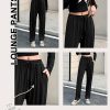 Womens Yoga Pants Loose Comfy Casual Lounge Pants Wide Leg Running Pants Lightweight Workout Pants with Pockets