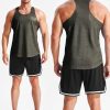 Men's Workout Running Tank Top Sleeveless Gym Athletic Shirts