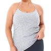 Women's Racerback Workout Tank Tops Sleeveless Yoga Athletic Shirts with Built in Bra