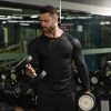 3 Pack Men Long Sleeve Shirts Moisture Wicking UPF Sun Protection Tee Quick Dry Workout T-Shirts Casual Running Shirt