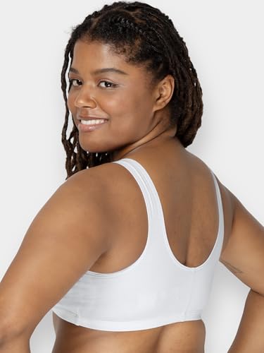 Women's 2-Pack Front Closure Cotton Bra