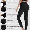 High Waisted Leggings for Women - Soft Athletic Tummy Control Yoga Pants for Cycling Dance Tights