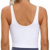 Womens' Sports Bra Longline Wirefree Padded with Medium Support