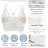 High Impact Sports Bras for Women, High Support Running Sports Bra Moulded Cup Strappy Sports Bras