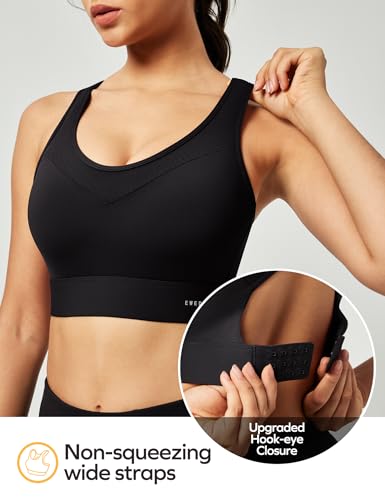 Sports Bras for Women High Support High Impact Sports Bras for Women Large Bust Push up Racerback Workout Running Bra