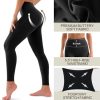 3 Pack Leggings for Women-No See-Through High Waisted Tummy Control Yoga Pants Workout Running Legging