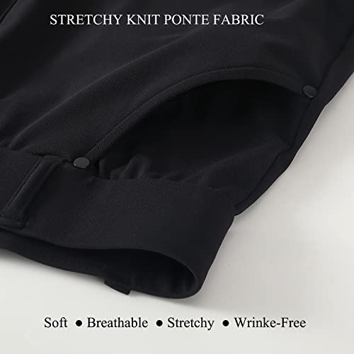 Women's Dress Pants Straight Leg Yoga Work Stretchy Pant for Office Business