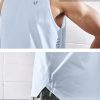 Mens Tank Top Workout Running Shirts Sleeveless Quick Dry Muscle Shirts Athletic Gym Vest