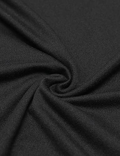 Men's Workout Sleeveless Shirt Quick Dry Stretchy Swim T-Shirts Athletic Gym Running Beach Tank Top