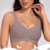 Crossover Bras for Women No Underwire Wireless Bralettes Seamless Supportive T Shirt Everyday Bras
