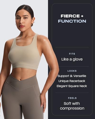 Women's Workout Sports Bras High Impact Fitness Training Gym Khloe Bra Yoga Crop Tank
