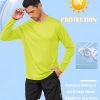 5 Pack Mens Long Sleeve Quick Dry Active Athletic T Shirt Running Gym Workout Tee Tops