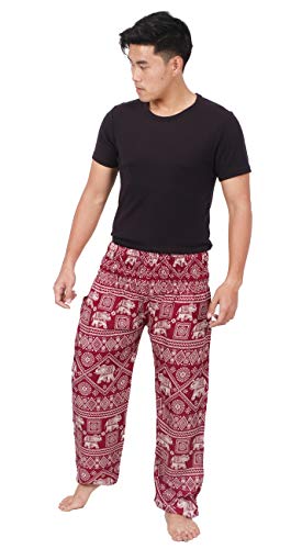 Mens Yoga Harem Lounge Boho Parachute Loose Baggy Pants