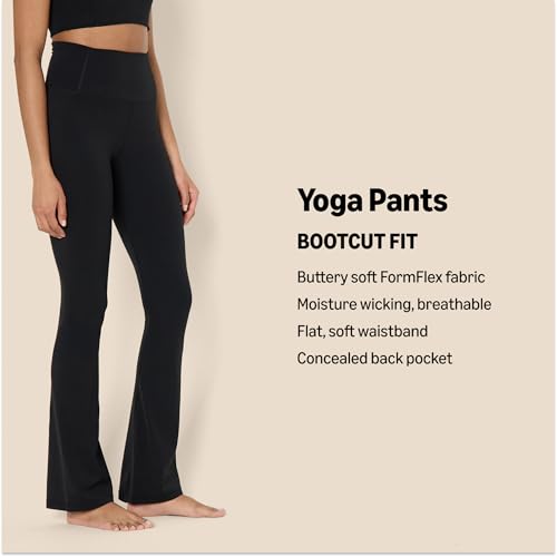 Women's Active FormFlex Buttery Soft High Waist Bootcut 31.5" Inseam Full Length Yoga Pant Leggings