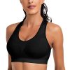 Racerback Sports Bras for Women with Pads - High Impact Athletic Tank Tops for Yoga and Workout Brassieres Bra