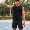 Men's 3 Pack Workout Tank Tops Gym Sleeveless Shirts V Neck Bodybuilding Muscle Tee Shirt