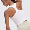 Butterluxe Scoop Neck Yoga Tank Racerback Workout Sleeveless Tops for Women Crop Athletic Tight Casual Shirts