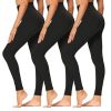 High Waisted Leggings for Women - Soft Athletic Tummy Control Yoga Pants for Cycling Dance Tights