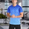 Men's Athletic T-Shirt Performance Gym Shirt Quick Dry Moisture Wicking Running Workout Short Sleeve Tops