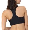 Women's Seamless Racerback Bra, Pullover Full-Coverage Bralette, 2-Pack