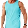Men's Workout Tank Tops Sleeveless UPF 50+ Summer Sun Shirts Quick Dry for Running Swim Gym Beach