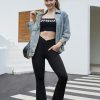 Flare Leggings for Women with Pockets 2pack High Waisted Crossover Flare Leggings Bootcut Yoga Pants