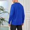 5 Pack Mens Long Sleeve Quick Dry Active Athletic T Shirt Running Gym Workout Tee Tops