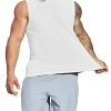3 Pack Men's Workout Tank Tops UPF 50+ Swim Shirts Quick Dry Running Sleeveless UV Protection Muscle Tees