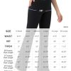 29"/31"/33"/35"/37" 3 Styles Women's High Waist Bootcut Yoga Pants Basic/Side Pockets Tummy Control Workout Flared