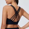 High Impact Sports Bra for Women High Support Molded Cups Strappy Women’s Sports Bra for Workout,Training and Running