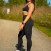 41JHhjhTH4L.jpg CoreFlex Workout Cargo Leggings with Pockets for Women Hidden Scrunch Butt Lifting Leggings Gym Yoga Pants