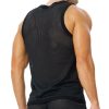 Men's Mesh Workout Tank Top Fitted Sleeveless Shirt for Casual Gym Muscle Training