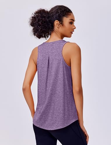 Workout Tops for Women Racerback Tank Top Pack Sleeveless Athletic Running Tops Loose Gym Shirt Quick Dry Yoga Tank