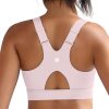 Sports Bra for Women High Support,Adjustable Straps High Impact Sports Bras with Sewn in Pads